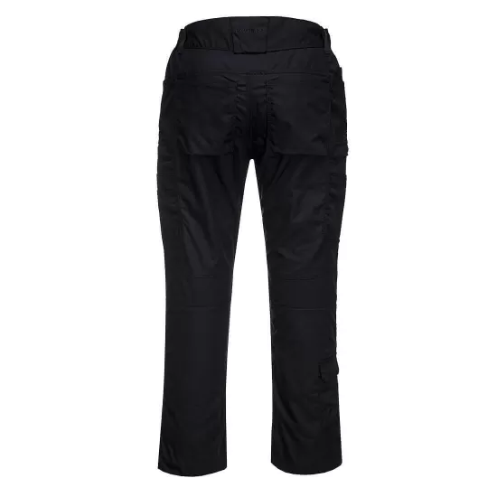 Pantaloni de lucru slimfit, ripstop rezistent la rupere, Negru Pantaloni de lucru slimfit, ripstop rezistent la rupere, Negru