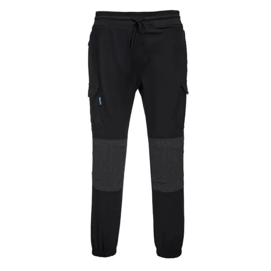 Pantaloni de lucru cu snur in talie,Negru Pantaloni de lucru cu snur in talie,Negru