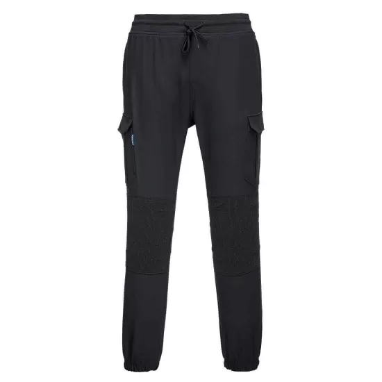 Pantaloni de lucru cu snur in talie,Negru Pantaloni de lucru cu snur in talie,Negru