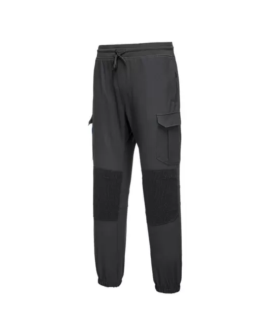 Pantaloni de lucru stretch cu snur in talie, Gri