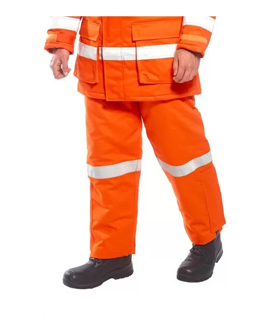 Salopeta de iarna ignifuga antistatica impermeabila [FR58] Portocaliu