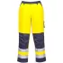 Pantaloni de protectie reflectorizanti, inalta vizibilitate, tercot 245g/m2 [TX51] Galben si Bleumarin