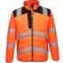 Jacheta vatuita reflectorizanta premium Portocaliu si negru