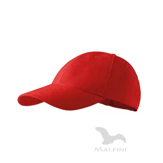 Sapca unisex Malfini 6P 305, bumbac 340g/m2 Rosu Sapca unisex Malfini 6P 305, bumbac 340g/m2 Rosu