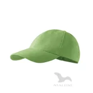 Sapca unisex Malfini 6P 305, bumbac 340g/m2  Verde iarba