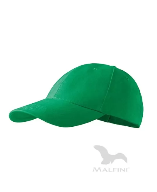 Sapca unisex Malfini 6P 305, bumbac 340g/m2 Verde mediu Sapca unisex Malfini 6P 305, bumbac 340g/m2 Verde mediu