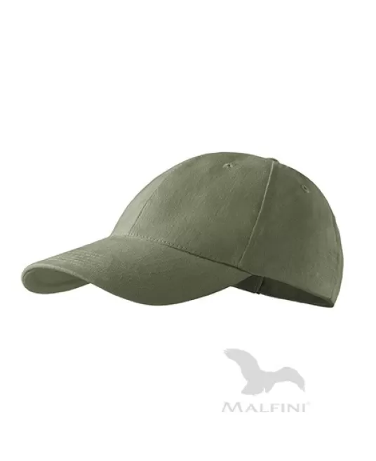 Sapca unisex Malfini 6P 305, bumbac 340g/m2 Khaki Sapca unisex Malfini 6P 305, bumbac 340g/m2 Khaki