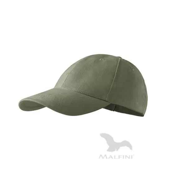 Sapca unisex Malfini 6P 305, bumbac 340g/m2 Khaki Sapca unisex Malfini 6P 305, bumbac 340g/m2 Khaki
