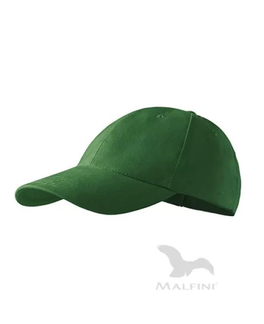 Sapca unisex Malfini 6P 305, bumbac 340g/m2 Verde sticla Sapca unisex Malfini 6P 305, bumbac 340g/m2 Verde sticla