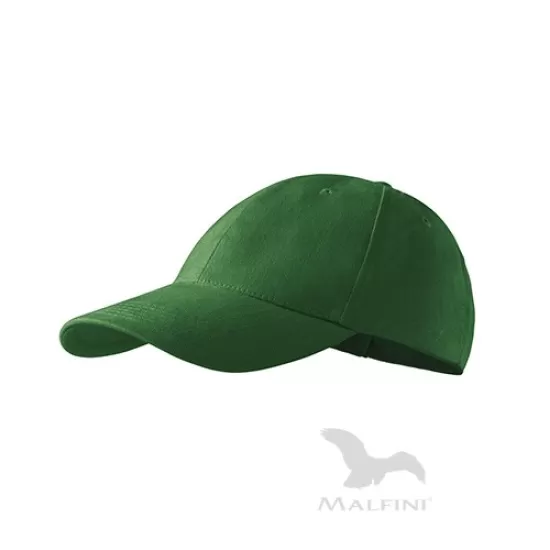 Sapca unisex Malfini 6P 305, bumbac 340g/m2 Verde sticla Sapca unisex Malfini 6P 305, bumbac 340g/m2 Verde sticla