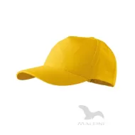 Sapca Malfini 5P 307, bumbac 340g/m2 Galben