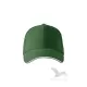 Sapca Sandwich 6P 306 Malfini, bumbac 340g/m2, Verde sticla dunga alba Sapca Sandwich 6P 306 Malfini, bumbac 340g/m2, Verde sticla dunga alba
