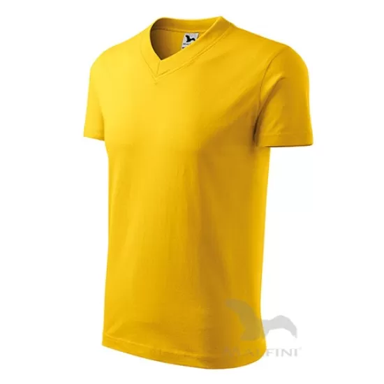 Tricou barbati V-neck 102 Malfini, bumbac 160g/m2 Galben Tricou barbati V-neck 102 Malfini, bumbac 160g/m2 Galben