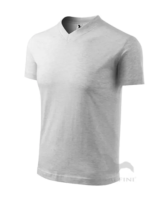 Tricou barbati V-neck 102 Malfini, bumbac 160g/m2 Gri deschis Tricou barbati V-neck 102 Malfini, bumbac 160g/m2 Gri deschis