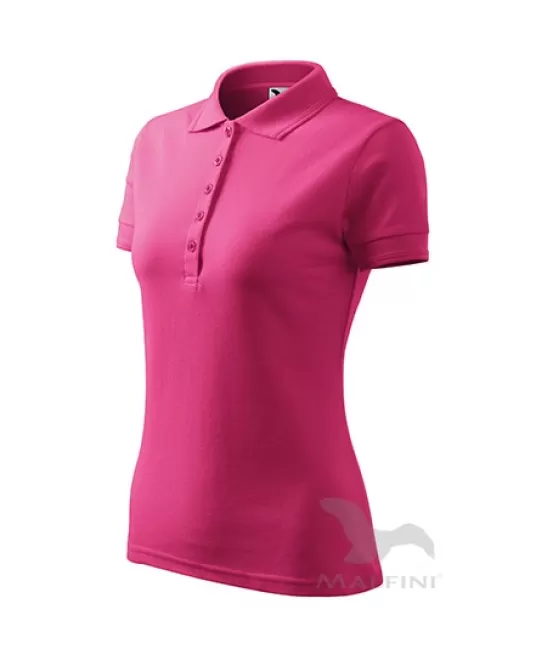 Tricou polo femei 200g/m2, Malfini Pique Polo 210, Roz Magenta Tricou polo femei 200g/m2, Malfini Pique Polo 210, Roz Magenta