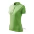 Tricou polo femei 200g/m2, Malfini Pique Polo 210, Verde iarba