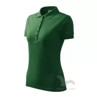 Tricou polo femei 200g/m2, Malfini Pique Polo 210, Verde sticla