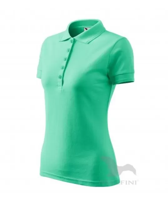 Tricou polo femei 200g/m2, Malfini Pique Polo 210, Verde menta Tricou polo femei 200g/m2, Malfini Pique Polo 210, Verde menta