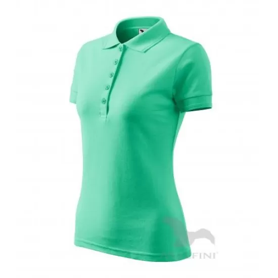 Tricou polo femei 200g/m2, Malfini Pique Polo 210, Verde menta Tricou polo femei 200g/m2, Malfini Pique Polo 210, Verde menta
