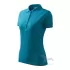 Tricou polo femei 200g/m2, Malfini Pique Polo 210, Turcoaz inchis