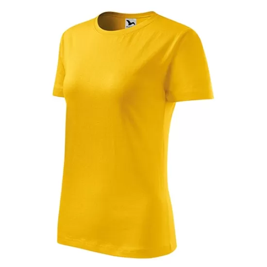 Tricou femei bumbac 145g/m2 Malfini Classic New 133 Galben Tricou femei bumbac 145g/m2 Malfini Classic New 133 Galben