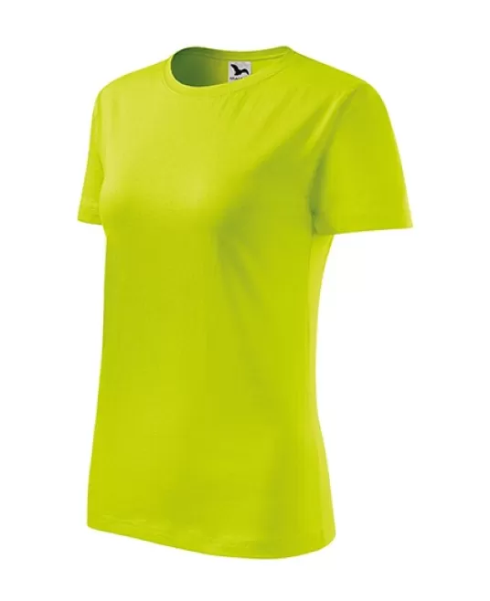 Tricou femei bumbac 145g/m2 Malfini Classic New 133 Verde Lime