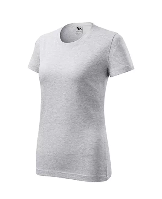Tricou femei bumbac 145g/m2 Malfini Classic New 133 Gri deschis