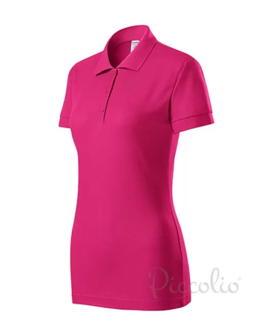 Tricou polo femei 170g/m2 Malfini Joy P22 Roz, Magenta