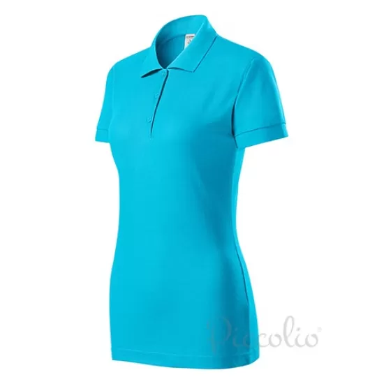 Tricou polo femei 170g/m2 Malfini Joy P22, Turcoaz Tricou polo femei 170g/m2 Malfini Joy P22, Turcoaz
