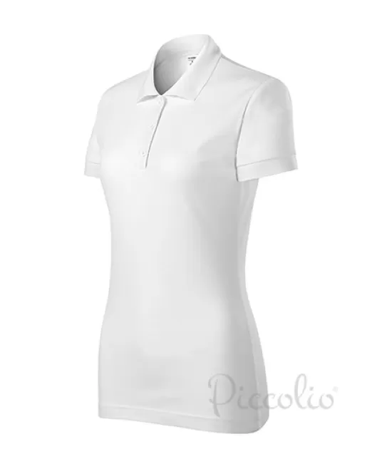 Tricou polo femei 170g/m2 Malfini Joy P22, Alb