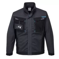 Jacheta de lucru categoria Premium Portwest, material stretch, colectia WX3 [T703] Gri si negru