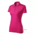 Tricou polo femei, bumbac 180g/m2, Malfini Single J.223 Roz, Magenta