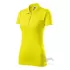 Tricou polo femei, bumbac 180g/m2, Malfini Single J.223, Galben Lamaie