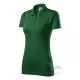 Tricou polo femei, bumbac 180g/m2, Malfini Single J.223, Verde sticla Tricou polo femei, bumbac 180g/m2, Malfini Single J.223, Verde sticla