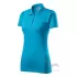 Tricou polo femei, bumbac 180g/m2, Malfini Single J.223, Turcoaz