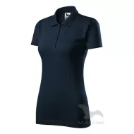 Tricou polo femei, bumbac 180g/m2, Malfini Single J.223, Bleumarin Tricou polo femei, bumbac 180g/m2, Malfini Single J.223, Bleumarin