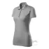 Tricou polo femei, bumbac 180g/m2, Malfini Single J.223, Gri inchis