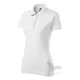 Tricou polo femei, bumbac 180g/m2, Malfini Single J.223, Alb Tricou polo femei, bumbac 180g/m2, Malfini Single J.223, Alb