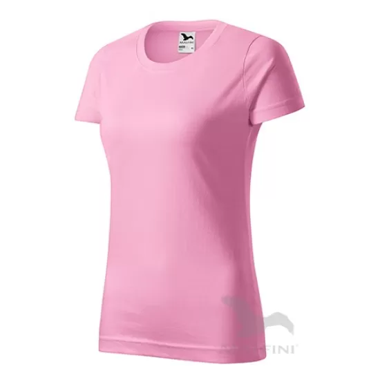 Tricou premium bumbac 160g/m2 , finisaj cu silicon, Roz Tricou premium bumbac 160g/m2 , finisaj cu silicon, Roz