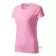 Tricou premium bumbac 160g/m2 , finisaj cu silicon, Roz Tricou premium bumbac 160g/m2 , finisaj cu silicon, Roz