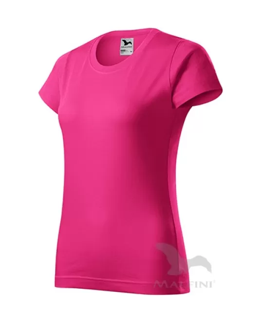 Tricou premium bumbac 160g/m2 , finisaj cu silicon,  Roz zmeura