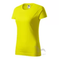 Tricou premium bumbac 160g/m2 , finisaj cu silicon,  Galben Lamaie