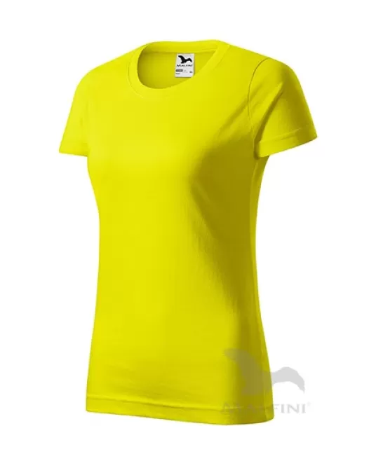 Tricou premium bumbac 160g/m2 , finisaj cu silicon,  Galben Lamaie