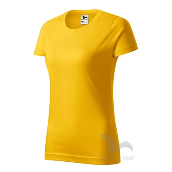 Tricou premium bumbac 160g/m2 , finisaj cu silicon, Galben Tricou premium bumbac 160g/m2 , finisaj cu silicon, Galben