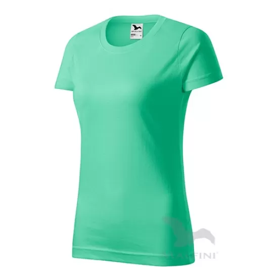 Tricou premium bumbac 160g/m2 , finisaj cu silicon, Verde menta Tricou premium bumbac 160g/m2 , finisaj cu silicon, Verde menta