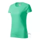 Tricou premium bumbac 160g/m2 , finisaj cu silicon, Verde menta Tricou premium bumbac 160g/m2 , finisaj cu silicon, Verde menta