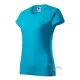 Tricou premium bumbac 160g/m2 , finisaj cu silicon, Turcoaz Tricou premium bumbac 160g/m2 , finisaj cu silicon, Turcoaz