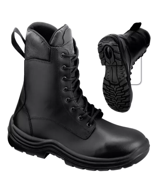 Bocanci inalti impermeabili pentru Paza O2 FO SRC Negru