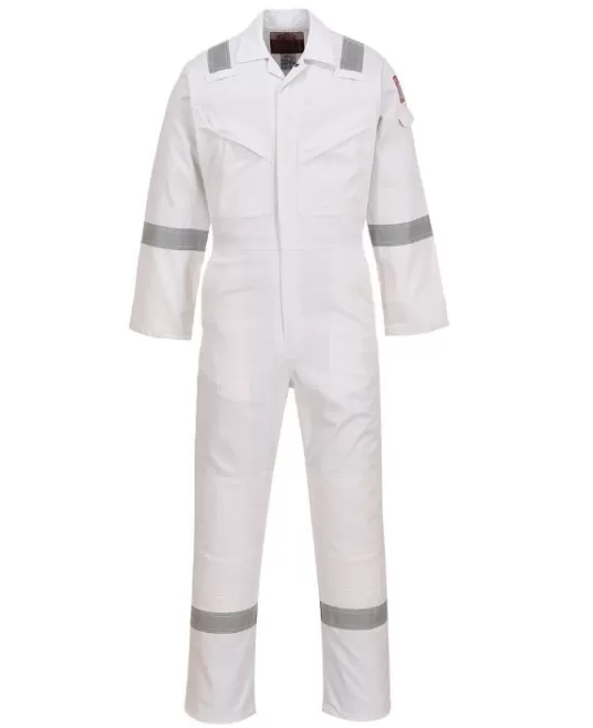 Combinezon de protectie Antistatic 350g [FR50] Alb