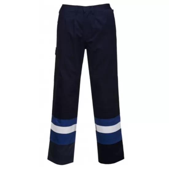 Pantaloni ignifugi, antistatici, protectie arc electric Bizflame Plus, Bleumarin si albastru Pantaloni ignifugi, antistatici, protectie arc electric Bizflame Plus, Bleumarin si albastru